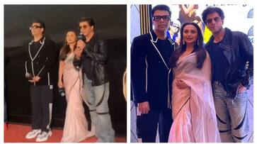 Kuch Kuch Hota Hai 25 years: Shah Rukh Khan, Rani Mukerji-Karan Johar surprise fans during special screening of their 1998 film RBA Kuch Kuch Hota Hai 25 years: Shah Rukh Khan, Rani Mukerji-Karan Johar surprise fans during special screening of their 1998 film RBA