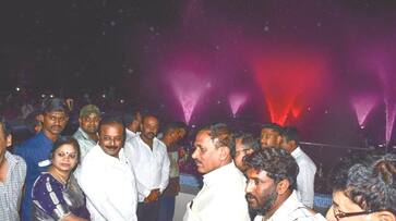 Launch of Sangeet Dance Fountain at KRS Brindavans snr Launch of Sangeet Dance Fountain at KRS Brindavans snr