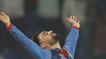 Afghanistan cricketers who celebrated victory in tragedy against England in CWC 2023 at Delhi rsk Afghanistan cricketers who celebrated victory in tragedy against England in CWC 2023 at Delhi rsk