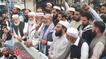 Hamas triumph inspires many Pakistan senior senator Mushtaq Ahmed at anti-Israel march WATCH AJR Hamas triumph inspires many Pakistan senior senator Mushtaq Ahmed at anti-Israel march WATCH AJR