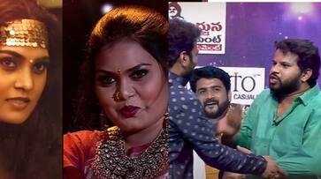 Hyper Aadi funny romance with Vishnu Priya gandhi dtr Hyper Aadi funny romance with Vishnu Priya gandhi dtr