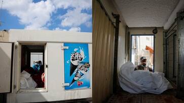 Israel-Hamas conflict: Ice cream trucks being used as makeshift morgues as death toll rises in Gaza vkp Israel-Hamas conflict: Ice cream trucks being used as makeshift morgues as death toll rises in Gaza vkp