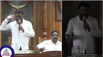 MLA Swaroop Prakash was given electric shock by Hassan Municipal Council sat MLA Swaroop Prakash was given electric shock by Hassan Municipal Council sat