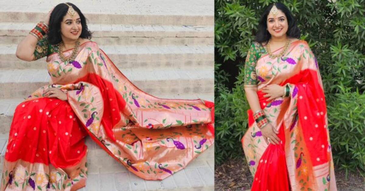 50 வயதிலும் பட்டுச் சேலையில் பளபளவென ஜொலிக்கு அனிதா விஜயகுமாரின் கலர்ஃபுல்லான நவராத்திரி கிளிக்ஸ் இதோ