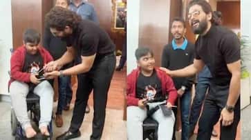 Allu Arjun Special wish and Atograf For Child Fane Handicapped JmS Allu Arjun Special wish and Atograf For Child Fane Handicapped JmS