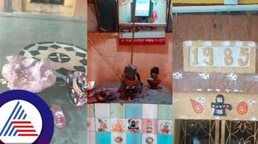 Miscreants vandalized Nandimurthy in Kanthi Basaveshwara temple at kalaburagi district rav Miscreants vandalized Nandimurthy in Kanthi Basaveshwara temple at kalaburagi district rav