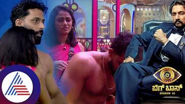 Vinay Gowda and Sangeetha Shrungeri quarrel in Bigg Boss Kannada Season 10 srb Vinay Gowda and Sangeetha Shrungeri quarrel in Bigg Boss Kannada Season 10 srb