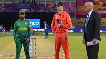 South Africa won the toss and choose to field first against Netherlands in 15th Match of CWC at Dharamsala rsk South Africa won the toss and choose to field first against Netherlands in 15th Match of CWC at Dharamsala rsk
