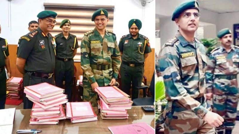 Congress leader Sachin Pilot gave exam for promotion in Territorial Army Before rajasthan assembly elections 2023