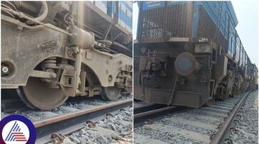 Indian Railways Yeshwantpur Karatagi Express train derailed just miss major disaster sat Indian Railways Yeshwantpur Karatagi Express train derailed just miss major disaster sat