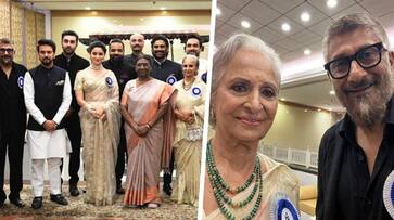 69th National Film Awards: Vivek Agnihotri excludes Karan Johar from group photo amid ideological clash; Read ATG 69th National Film Awards: Vivek Agnihotri excludes Karan Johar from group photo amid ideological clash; Read ATG