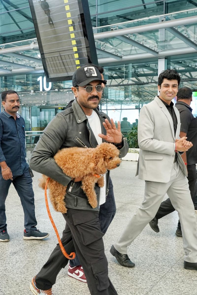 Ram Charan and Upasana first foreign trip with their daughter KlinKaara dtr