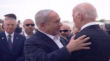 US President Joe Biden lands in Tel Aviv amid escalating tensions following Gaza hospital attack WATCH AJR US President Joe Biden lands in Tel Aviv amid escalating tensions following Gaza hospital attack WATCH AJR