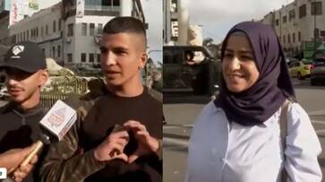 Palestinians in Ramallah about israel hamas war SSM Palestinians in Ramallah about israel hamas war SSM
