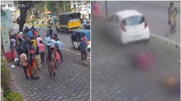 Man Runs Car Over 5 On Footpath In Mangaluru, 1 Woman Killed joy Man Runs Car Over 5 On Footpath In Mangaluru, 1 Woman Killed joy