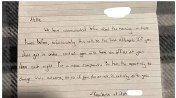 mother receives a threaten note from neighbours on craing kid went viral bkg mother receives a threaten note from neighbours on craing kid went viral bkg