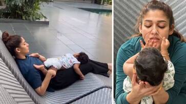 Vignesh shivan captured Nayanthara lullaby time with her son uyir gan Vignesh shivan captured Nayanthara lullaby time with her son uyir gan