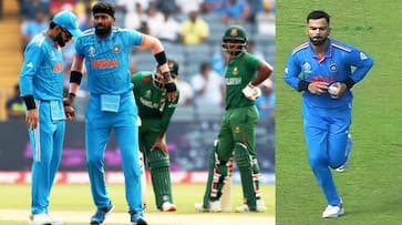 ICC World cup 2023: Hardik Pandya injured while bowling, Virat kohli bowls after 6 years CRA ICC World cup 2023: Hardik Pandya injured while bowling, Virat kohli bowls after 6 years CRA