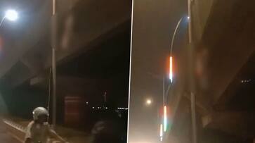 Bandra Flyover man dies after hanging himself from bridge video viral in internet ans Bandra Flyover man dies after hanging himself from bridge video viral in internet ans