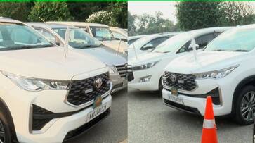 Karnataka Government purchase new 33 innova hybrid cars for ministers san Karnataka Government purchase new 33 innova hybrid cars for ministers san