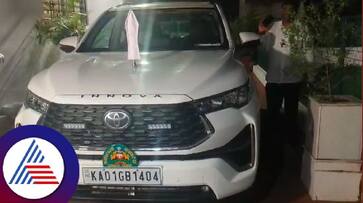 Minister Satish Jarakiholi got a new hybrid car with Ambedkar's birthday number rav Minister Satish Jarakiholi got a new hybrid car with Ambedkar's birthday number rav