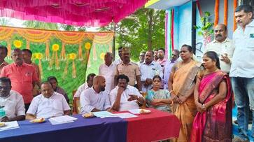 non allocation of seat to AIADMK woman panchayat president at government function in Nagapattinam non allocation of seat to AIADMK woman panchayat president at government function in Nagapattinam