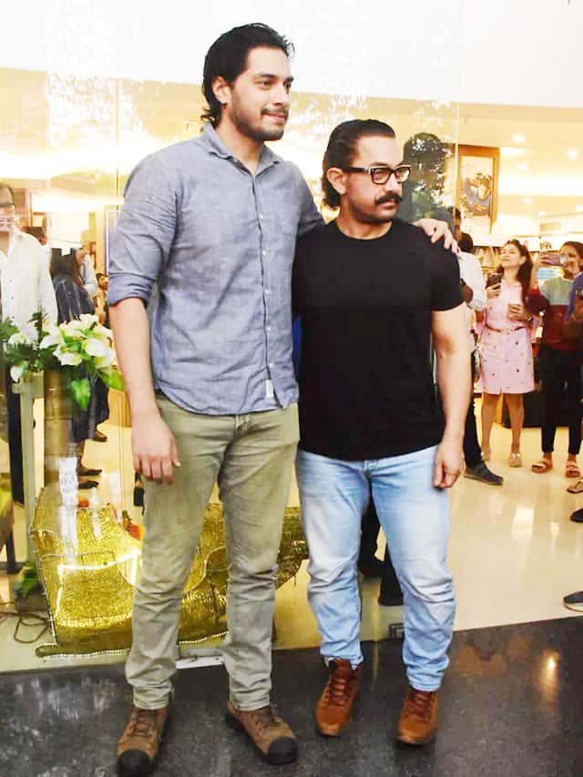 Aamir Khan Son Junaid Steps Out In Heavy Makeup jsp