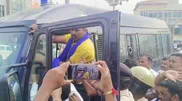 Attempt to celebrate Mahisha Dasara Many arrested protest against government gvd Attempt to celebrate Mahisha Dasara Many arrested protest against government gvd