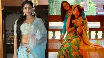 Actress Radha daughter karthika nair engagement with mystery man here is details Actress Radha daughter karthika nair engagement with mystery man here is details
