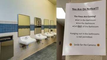 smile for the camera notice in bathroom rlp smile for the camera notice in bathroom rlp