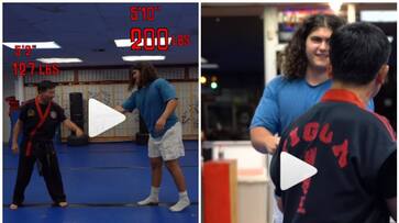 Bodybuilder Challenges Karate Master for fight, Then what happened next prm Bodybuilder Challenges Karate Master for fight, Then what happened next prm