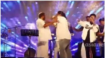Kannur mayor attacked during festival prm Kannur mayor attacked during festival prm