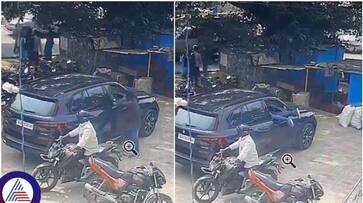Bangalore BMW car window broken and 13 lakh rupees stolen by thieves at sarjapur sat Bangalore BMW car window broken and 13 lakh rupees stolen by thieves at sarjapur sat