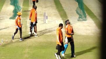 Suryakumar Yadav left the training session due to wrist injury ahead of IND vs NZ 21st Match of Cricket World Cup 2023 rsk Suryakumar Yadav left the training session due to wrist injury ahead of IND vs NZ 21st Match of Cricket World Cup 2023 rsk