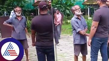 Rajinikanth look a like person videos goes viral fans are quite surprised Rya Rajinikanth look a like person videos goes viral fans are quite surprised Rya
