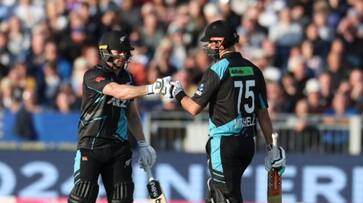 New Zealand Scored 273 runs against India in 21st Match of World Cup at Dharamsala rsk New Zealand Scored 273 runs against India in 21st Match of World Cup at Dharamsala rsk