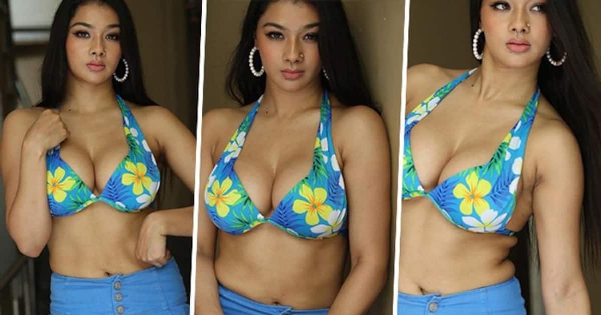 Namrata Malla HOT Photos: Bhojpuri actress flaunts cleavage in dark blue  plunging-neckline bra (PICTURES)
