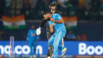 Mohammed Shami has made history by becoming the first Indian player to take 5 wickets twice in World Cup cricket rsk Mohammed Shami has made history by becoming the first Indian player to take 5 wickets twice in World Cup cricket rsk