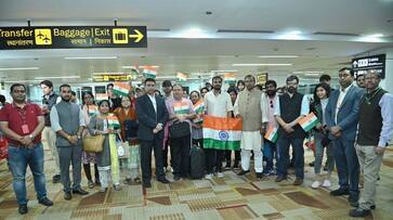 Operation Ajay: Sixth flight with 143 passengers, including two Nepalese citizens, arrives in New Delhi sgb Operation Ajay: Sixth flight with 143 passengers, including two Nepalese citizens, arrives in New Delhi sgb