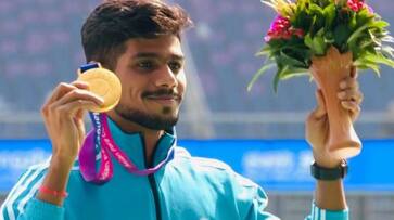 Indias Sweep all medals in two events to begin Para Asian Games ksm Indias Sweep all medals in two events to begin Para Asian Games ksm