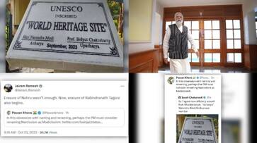 Tagore missing on Viswabharathi university Stone plaque Tagore missing on Viswabharathi university Stone plaque
