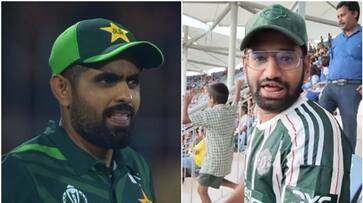 ICC World Cup 2023 Babar Azam Pakistan Brutally TROLLED After Thrashing From Afghanistan kvn ICC World Cup 2023 Babar Azam Pakistan Brutally TROLLED After Thrashing From Afghanistan kvn