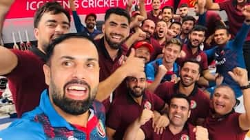 Afghanistan players dance to glory after emphatic WC win over Pakistan; WATCH celebrations in dressing room snt Afghanistan players dance to glory after emphatic WC win over Pakistan; WATCH celebrations in dressing room snt