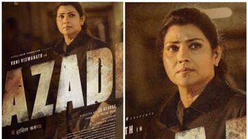 vani viswanath back to cinema azadi movie new first look poster vvk vani viswanath back to cinema azadi movie new first look poster vvk