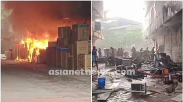 Kerala: Fire breaks out at home appliances in Palakkad rkn Kerala: Fire breaks out at home appliances in Palakkad rkn