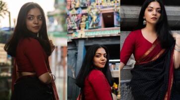 Ahaana krishna photoshoot in saree viral azn Ahaana krishna photoshoot in saree viral azn
