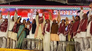 Political leaders attend grand Alia Balai programme in Hyderabad KRJ Political leaders attend grand Alia Balai programme in Hyderabad KRJ