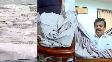 Kasargod MLA na nellikkunnu cheated by online fraud by serving no quality bed sheet which was not ordered vkv Kasargod MLA na nellikkunnu cheated by online fraud by serving no quality bed sheet which was not ordered vkv