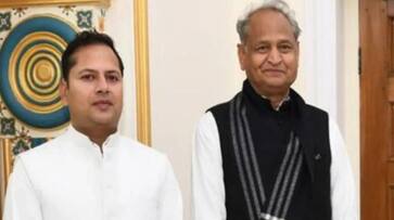 Ashok Gehlot Son Appears Enforcement Directorate Office Delhi SSM Ashok Gehlot Son Appears Enforcement Directorate Office Delhi SSM