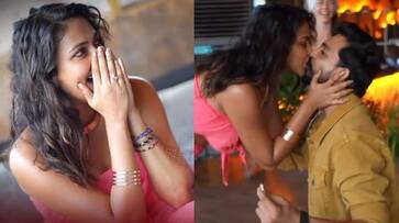 Malayalam actress Amala Paul to get married again? Proposal video gone viral rkn Malayalam actress Amala Paul to get married again? Proposal video gone viral rkn